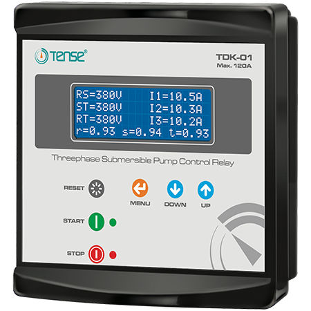 Relè di controllo per pompa - TDK-01 - Tense Electronic - di sottotensione / di sovratensione / di sovraintensità