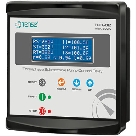 Relè di controllo per pompa - TDK-02 - Tense Electronic - di sottotensione / di sovratensione / di sovraintensità