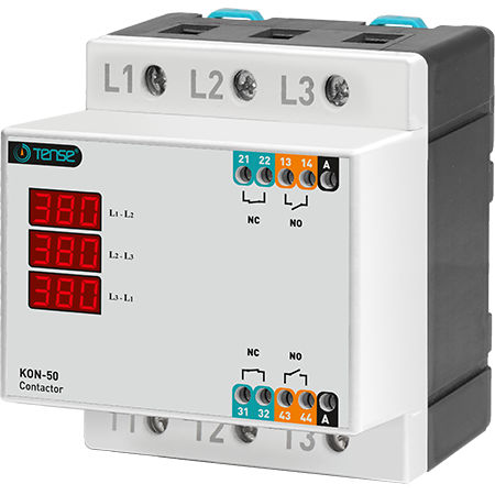 Contattore di motore - KON-50 - Tense Electronic - di illuminazione / digitale / trifase