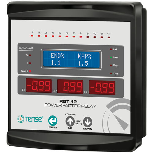 Regolatore di potenza reattiva trifase - RGT-12 - Tense Electronic - 12 livelli