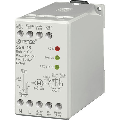 Relè di controllo di livello - SSR-19 - Tense Electronic - su guida DIN