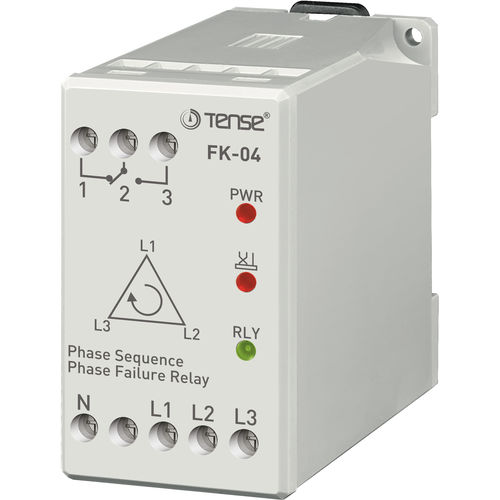 Relè di protezione di assenza di fase - FK-04 - Tense Electronic - trifase / AC / per motore elettrico