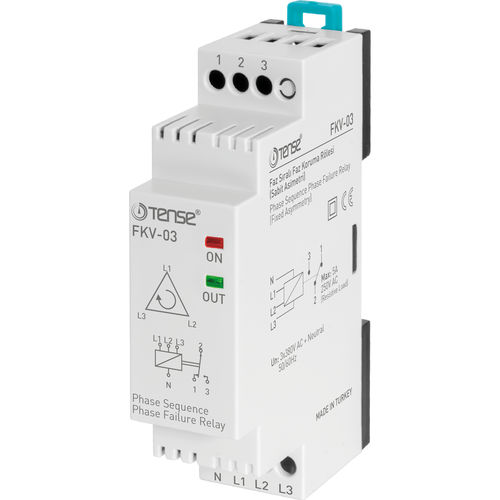Relè di protezione di assenza di fase - FKV-03 - Tense Electronic - trifase / AC / per motore elettrico