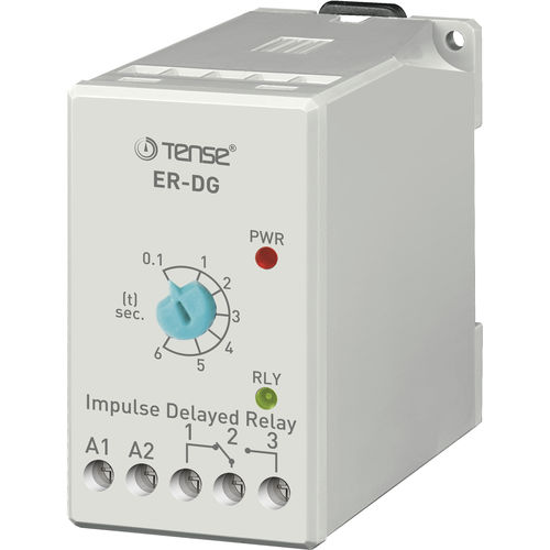 Relè temporizzatore off-delay - ER-DG - Tense Electronic - per montaggio su guida DIN / regolabile
