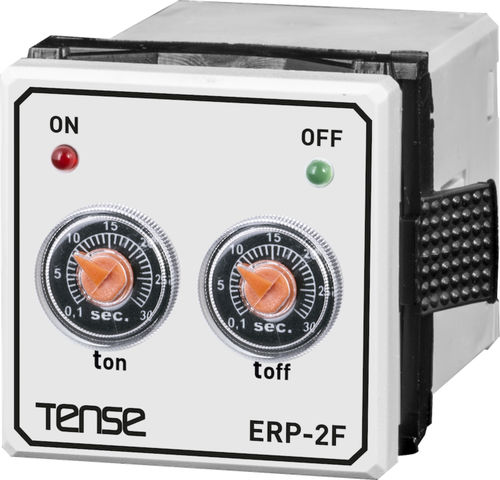 Temporizzatore lampeggiante - ERP-2F - Tense Electronic - analogico / da montare su pannello / regolabile