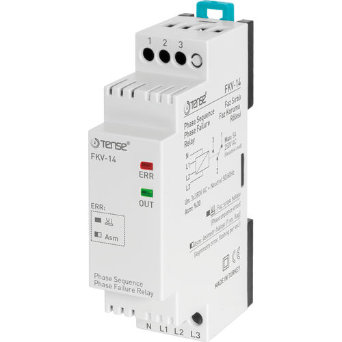 Relè di protezione di sequenza di fase - FKV-14 - Tense Electronic - trifase / AC / per motore elettrico