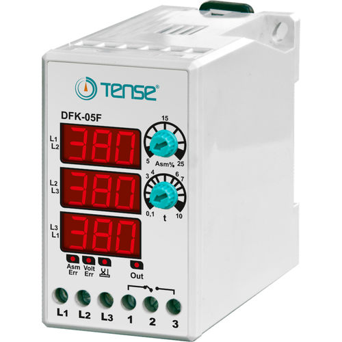 Relè di protezione digitale - DFK-05F - Tense Electronic - di sovratensione / di sottotensione / di sequenza di fasi
