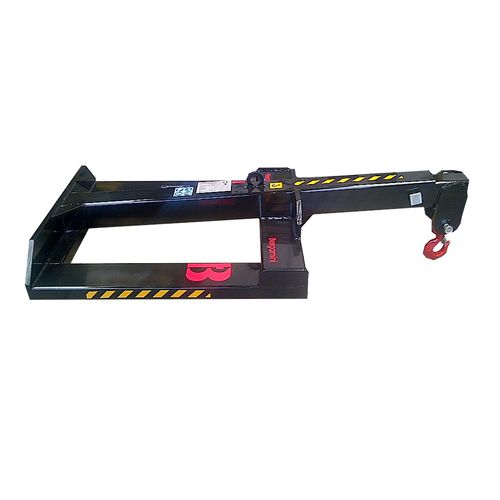 Braccio di gru per carrello elevatore - Torneria Bergamini