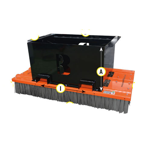 Scopa per carrelli elevatori - SC-AE series - Torneria Bergamini - industriale