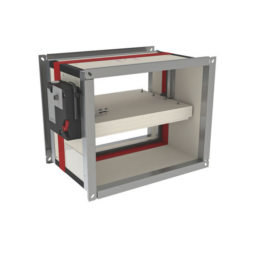 Serranda taglia fuoco rettangolare - CU4 - Rf-t