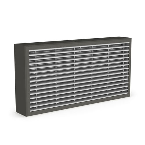 Griglia di ventilazione in metallo - GE120  - Rf-t - resistente al fuoco / rettangolare