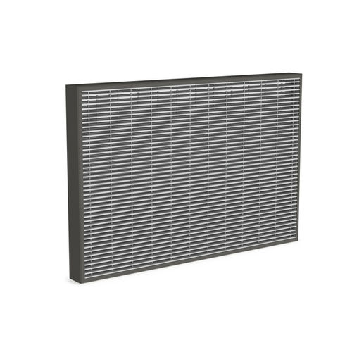Griglia di ventilazione in metallo - GE120-XL  - Rf-t - resistente al fuoco / rettangolare