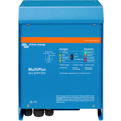 Caricabatteria/inverter ibrido - MultiPlus - Victron Energy - sinusoidale / per sovraccarichi / trifase