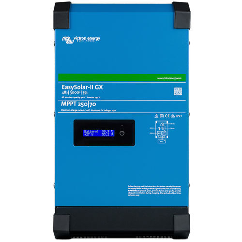 Caricabatteria/inverter tutto in uno - EasySolar-II GX - Victron Energy - solare / trifase / con MPPT