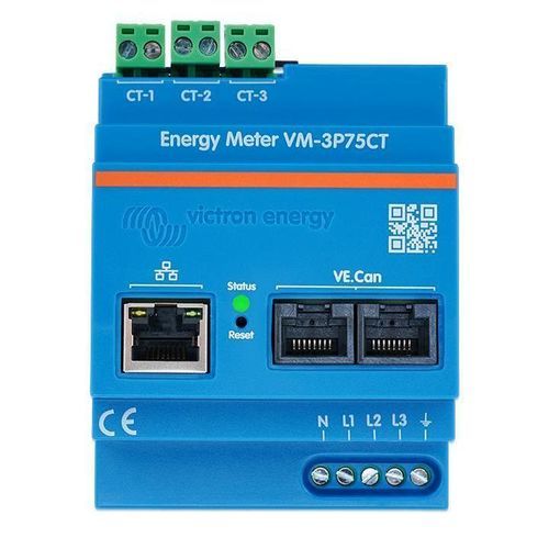 Contatore di energia elettrica monofase - VM-3P series - Victron Energy - trifase / a muro / RS-485