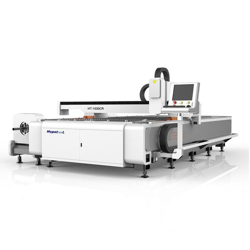 Macchina da taglio laser a fibra - HT-1530CR - Jinan Hopetool CNC Equipment Co., Ltd. - per metallo / per tubi / di lastre