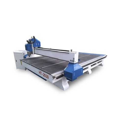 Contornatrice CNC - HT-2030C - Jinan Hopetool CNC Equipment Co., Ltd. - a mandrino / con aspirazione / ad alta velocità