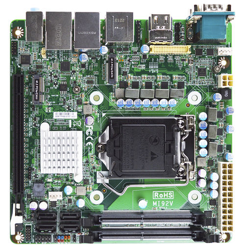 Scheda madre mini-ITX -  MI92V - Jetway Information Co., Ltd. - Intel® Celeron® / Intel® Pentium / Intel® Core i3