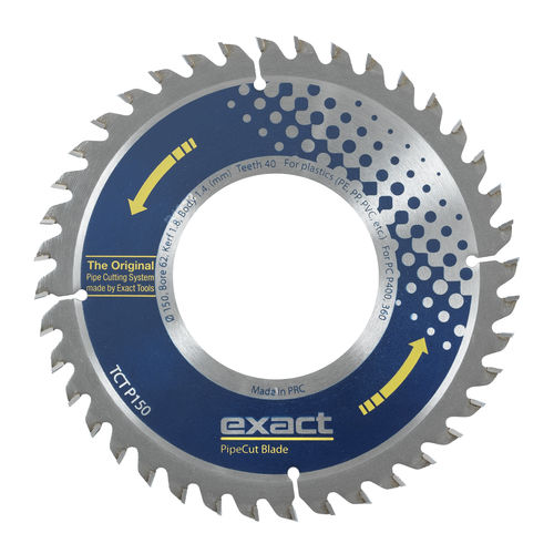 Lama per sega circolare - TCT P150 - Exact Tools Oy - in carburo de tungsteno / per uso universale / per tubi