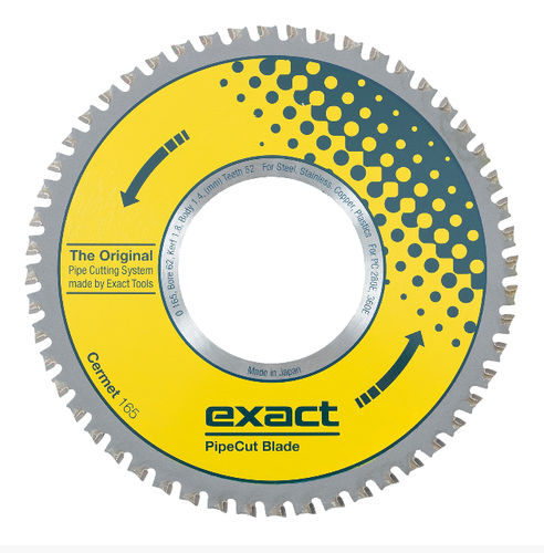Lama per sega circolare - Cermet 165 - Exact Tools Oy - in cermet / per acciaio / per metallo
