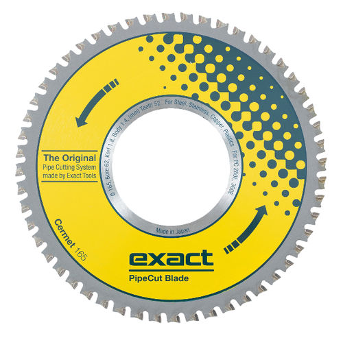 Lama per sega circolare - Cermet V155 - Exact Tools Oy - in cermet / per acciaio inossidabile / per alluminio