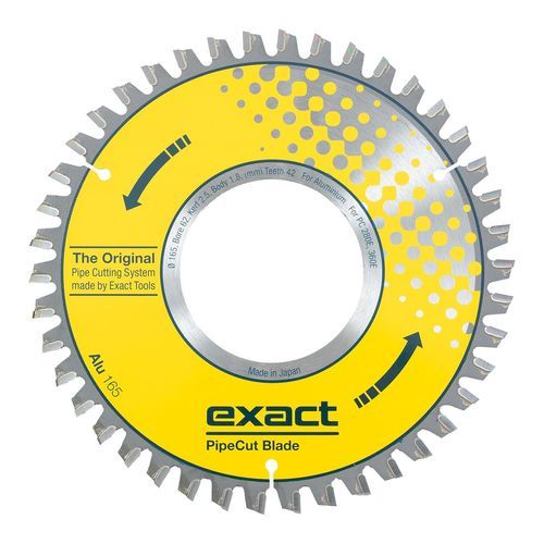 Lama per sega circolare - ALU 165 - Exact Tools Oy - in carburo de tungsteno / per alluminio / a dentatura grossolana