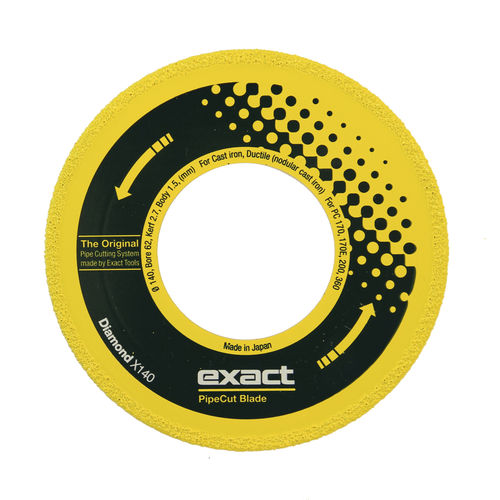Lama per sega circolare - Diamond X140 - Exact Tools Oy - diamantata / per ghisa