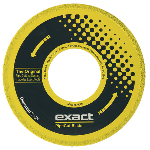 Lama per sega circolare - Diamond X165 - Exact Tools Oy - diamantata / per ghisa / per vetro