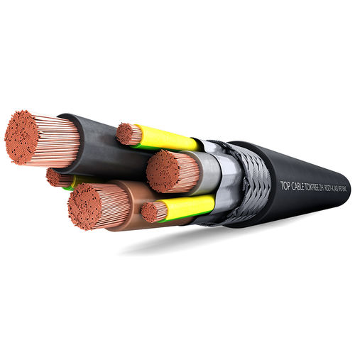 Cavo elettrico di alimentazione - TOXFREE ZH ROZ1-K (AS) VFD EMC - Top Cable - resistente alle fiamme / cordato a trefoli / in rame