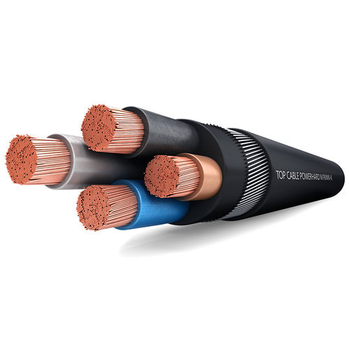 Cavo elettrico blindato - POWERHARD M RVMV-K - Top Cable - di alimentazione / resistente alle fiamme / ATEX