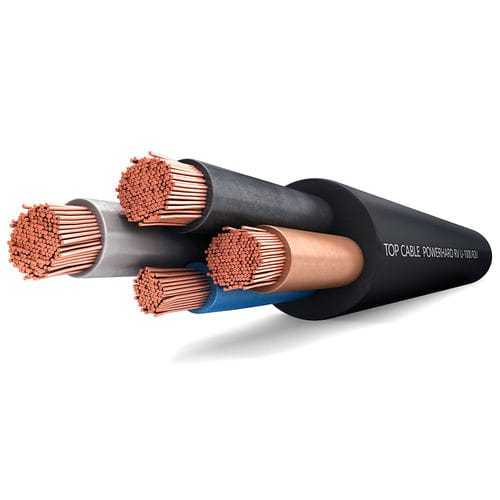 Cavo elettrico blindato - POWERHARD RV / U-1000 R2V - Top Cable - di alimentazione / isolato / cordato a trefoli