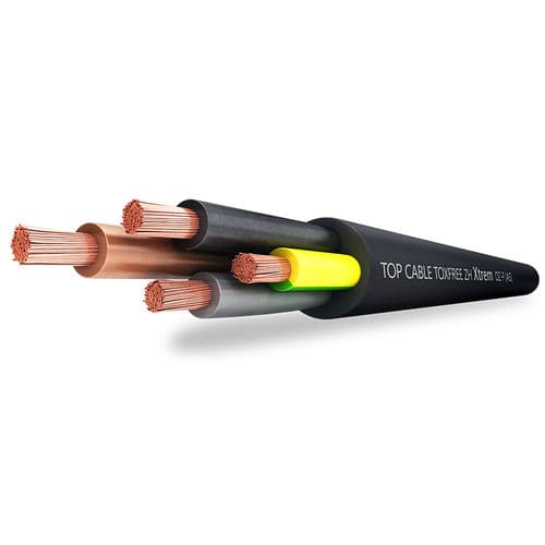 Cavo elettrico di alimentazione - TOXFREE ZH XTREM DZ-F (AS) - Top Cable - isolato / resistente alle fiamme / cordato a trefoli