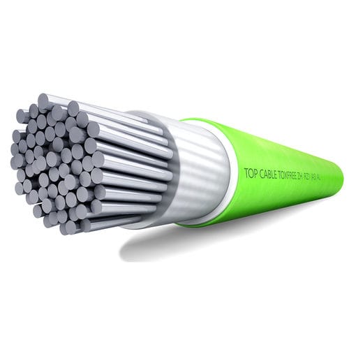 Cavo elettrico di alimentazione - TOXFREE ZH RZ1 (AS) AL - Top Cable - resistente alle fiamme / cordato a trefoli / in alluminio