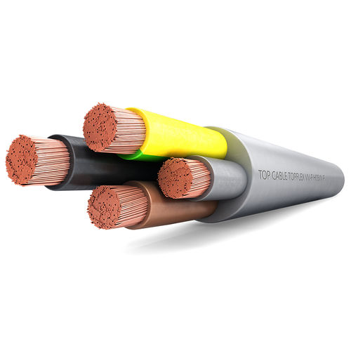 Cavo elettrico di alimentazione - TOPFLEX VV-F H05VV-F - Top Cable - resistente alle fiamme / cordato a trefoli / in rame