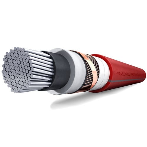 Cavo elettrico di alimentazione - X-VOLT RHZ1 (S) AL / OL / 2OL - Top Cable - ritardante di fiamma / resistente alle fiamme / cordato a trefoli