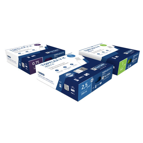 Filo elettrico isolato - TOPFLEX V-K H05V-K & H07V-K - Top Cable - in rame / elastico