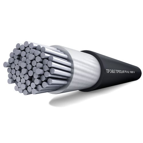 Cavo elettrico di alimentazione - TOPSOLAR PV AL 1500V - Top Cable - ritardante di fiamma / resistente alle fiamme / resistente agli UV