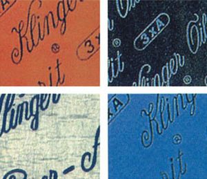 Foglio di guarnizione montato su flangia - Uni Klinger Limited - resistente ai prodotti chimici