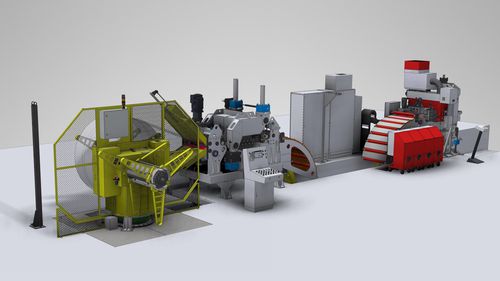 Linea di alimentazione nastro per acciaio ad alta resistenza - Elma machine - con loop