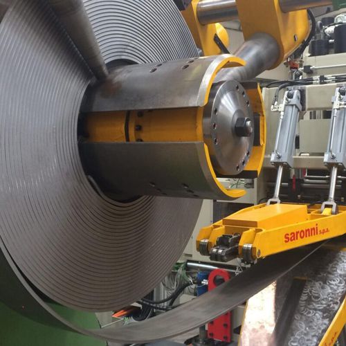 Linea di alimentazione nastro per processi di tranciatura fine - Elma machine - ad alto spessore
