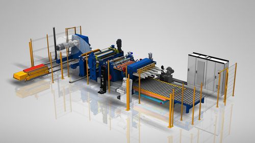 Impianto di goffratura per lamiera - Elma machine