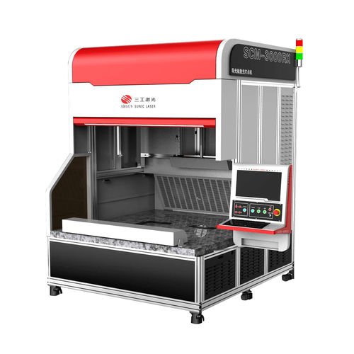 Macchina di perforazione con laser - SCM3000 - Wuhan Sunic Photoelectricity Equipment Manufacture Co., Ltd - per pannelli LGP