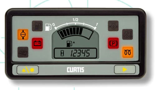 Display LCD - 12 - 48 VDC, IP65 | enGage® III - Curtis Instruments - a 7 segmenti / per veicolo / elettronico