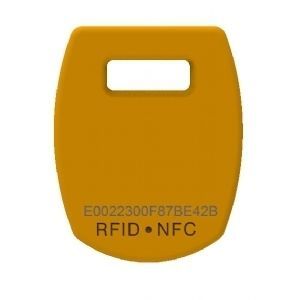 Etichetta RFID - 13234 - YOKE INDUSTRIAL CORP - a tenuta stagna / in poliammide / gialla