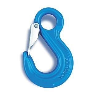 Gancio di sollevamento - X-044/S series - YOKE INDUSTRIAL CORP - a occhiello / con fermo di sicurezza / in acciaio