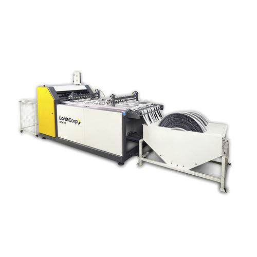 Macchina da taglio per materiale tessile - BCM 10 - Lohia Corp Limited - per cinghia / controllata da PLC