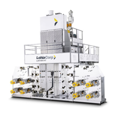 Filatrice compatta - lofil 80/8 HT - Lohia Corp Limited - di polipropilene / automatica