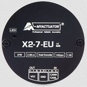 Motore brushless - RMD X2-7-EU - A2V Mécatronique - 24 V / con encoder e driver integrati / tipo pancake