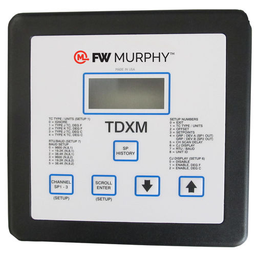 Pirometro a termocoppia - TDXM - Frank W Murphy Ltd. - con display digitale / RS485 / da incasso