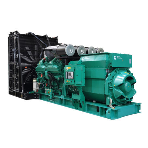 Gruppo elettrogeno a gas naturale - QSK60 series - CUMMINS GENERATOR TECHNOLOGIES - trifase / stazionario / 50 Hz